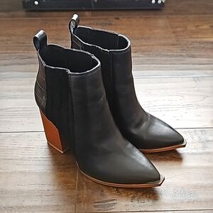 Black Heel Booties